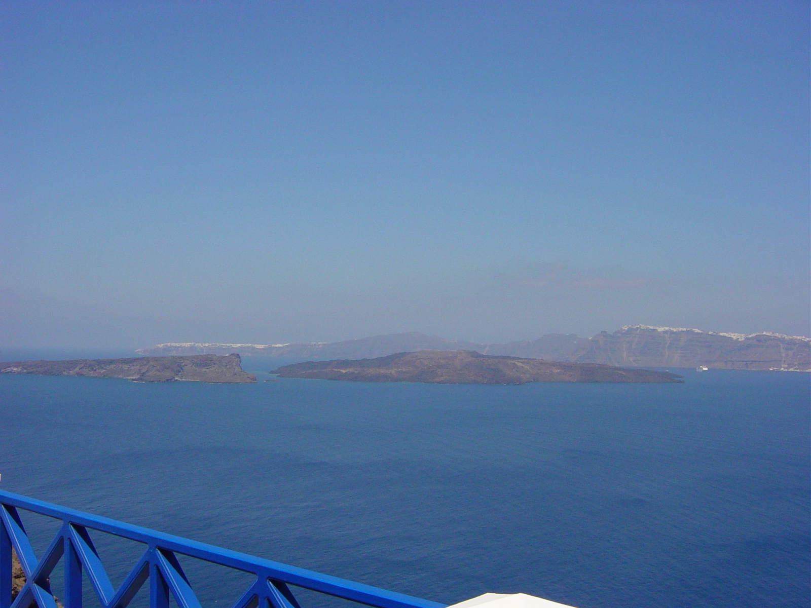 Santorini volcanic island