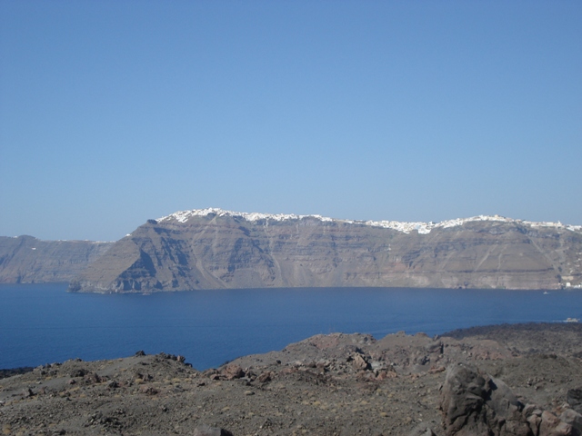 Santorini caldera